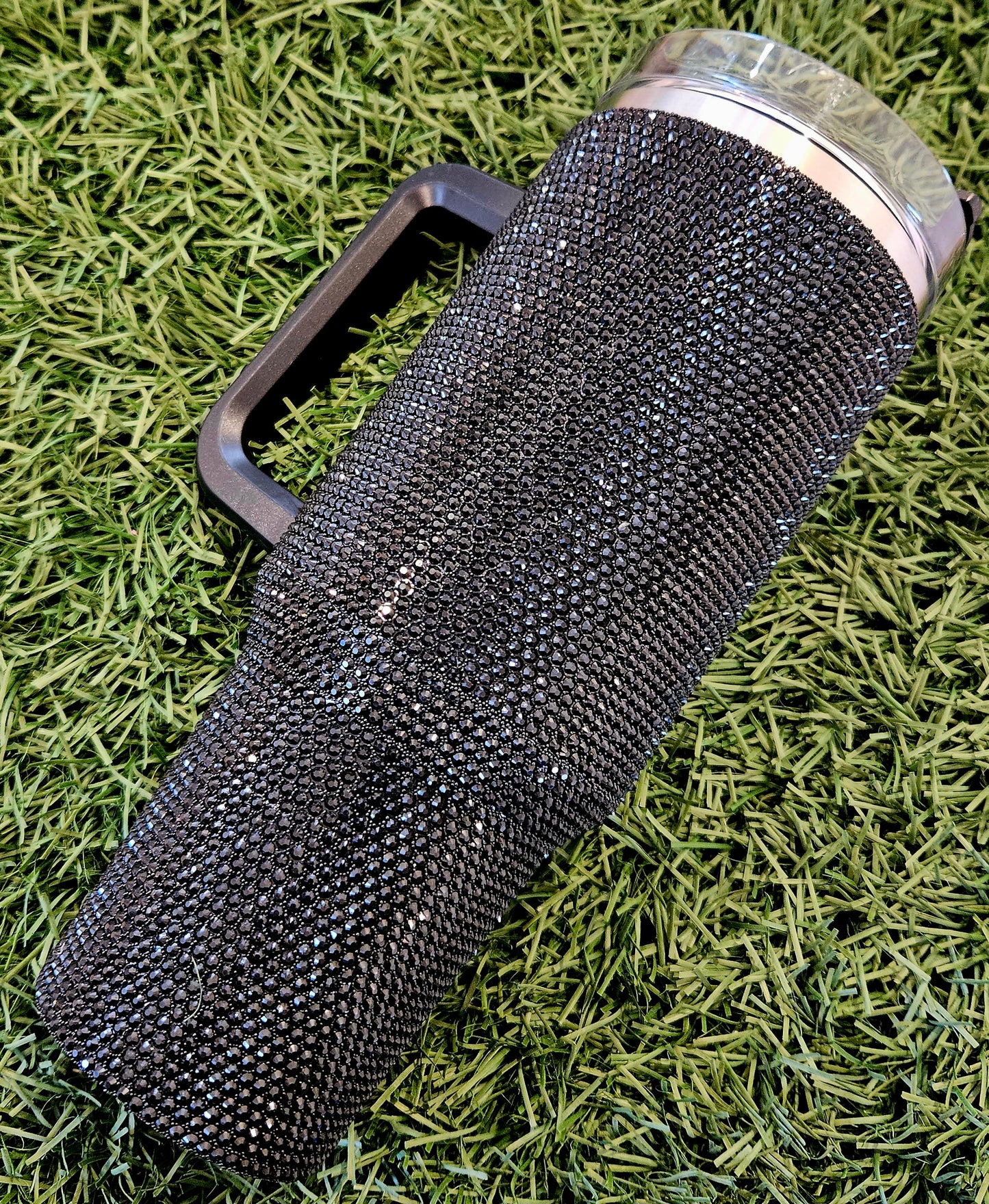 Black Rhinestone Bling 40oz Tumblers