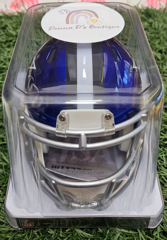TREVON DIGGS signed DALLAS COWBOYS FLASH Mini Football Helmet w/ COA JSA
