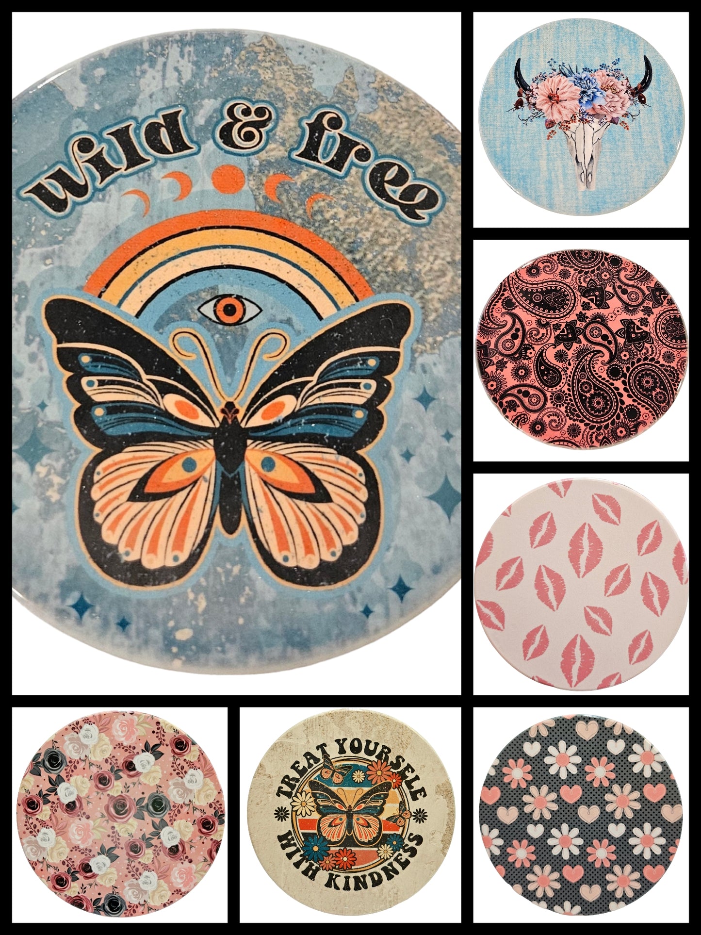 4" CERAMIC COASTERS