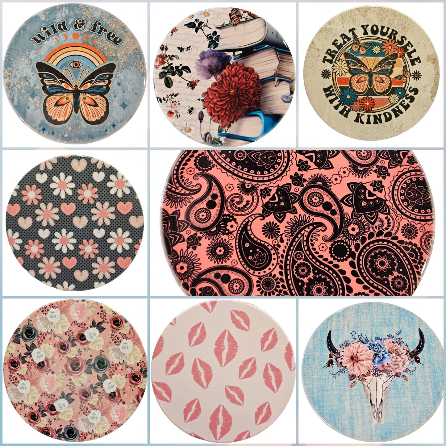 4" CERAMIC COASTERS