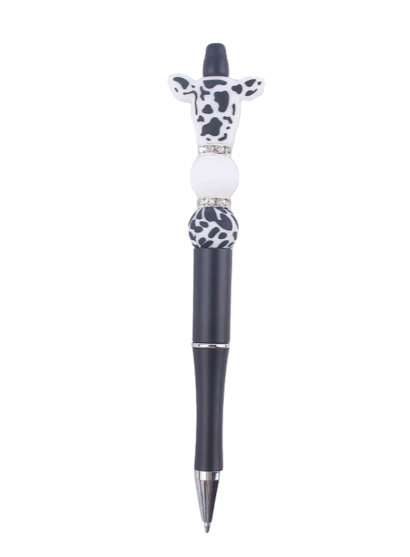 Cow Head Silicone Bead Pen