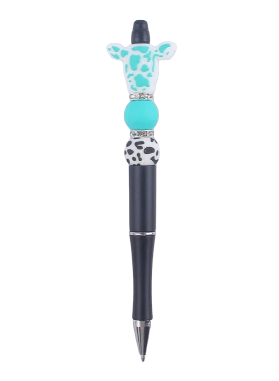 Cow Head Silicone Bead Pen