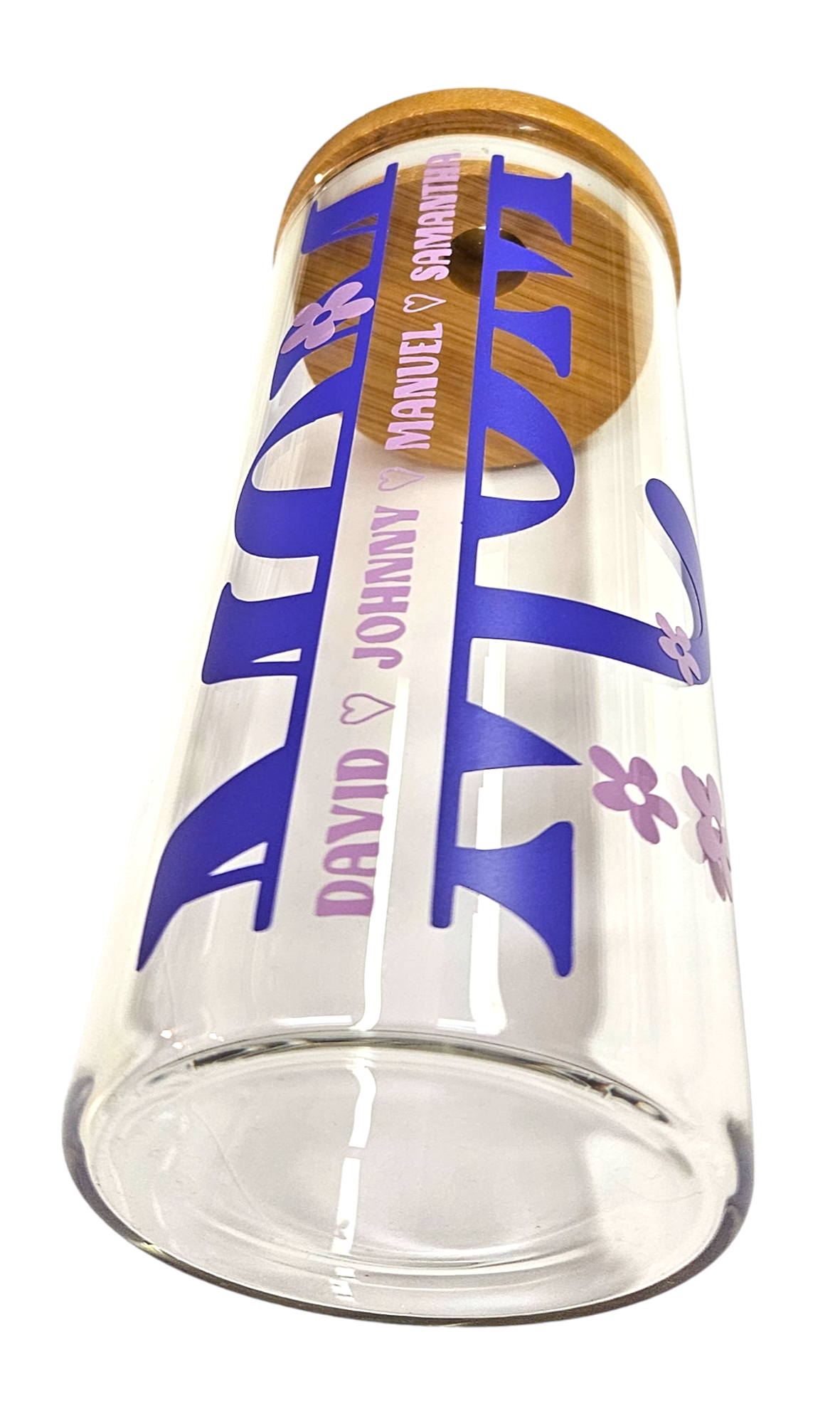 MOM Personalized Glass Cup - 20oz