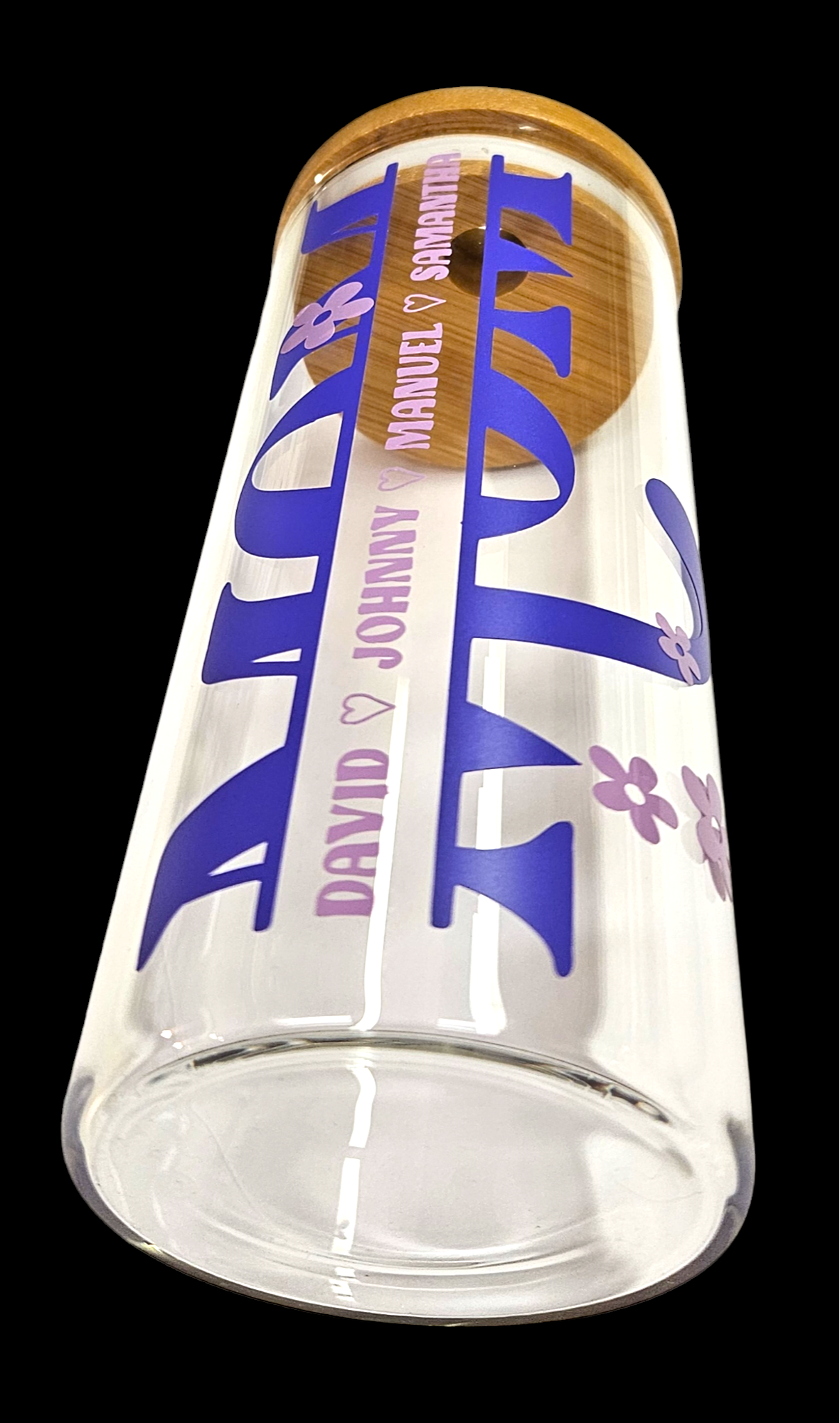 MOM Personalized Glass Cup - 20oz