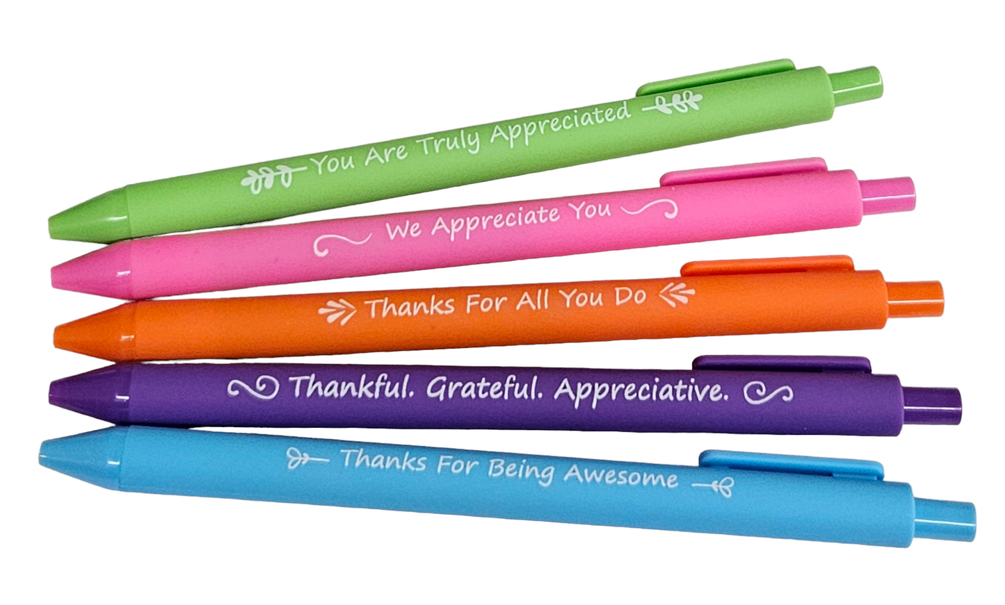'Thank You' Pens - 5pc Set