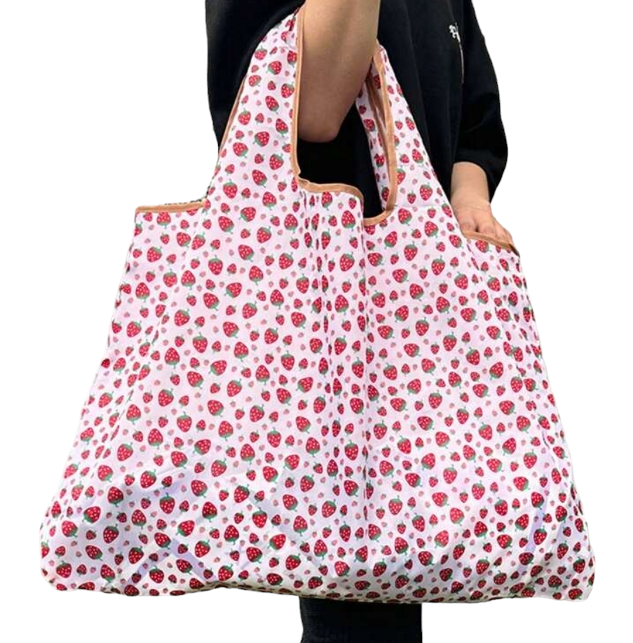Strawberry 🍓 Print Reusable Bag