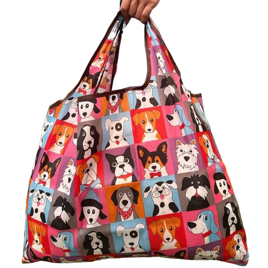 Dog Pattern Reusable Bag
