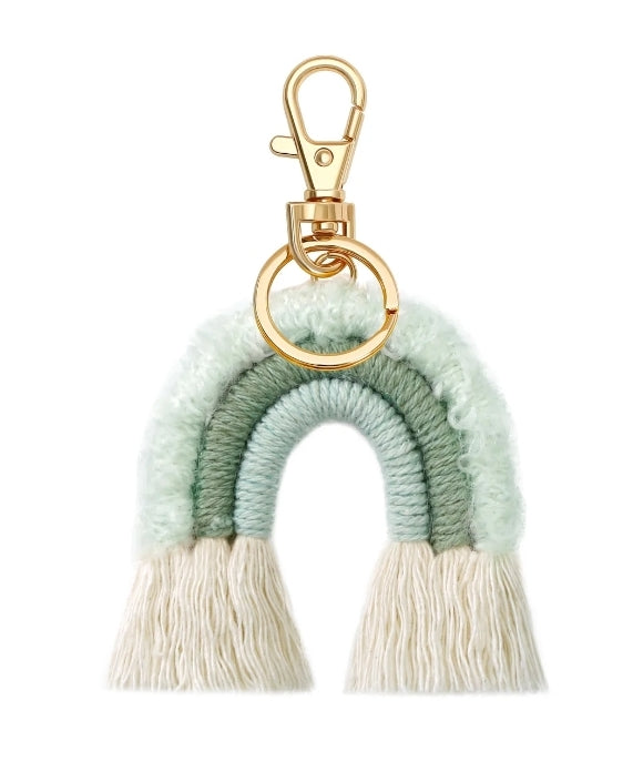 Rainbow Rope Keychains