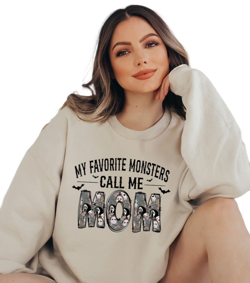 My Favorite Monsters... Sand Crewneck Sweatshirt