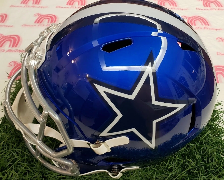 DAK PRESCOTT AUTOGRAPHED COWBOYS FULL SIZE HELMET BECKETT HOLOGRAM