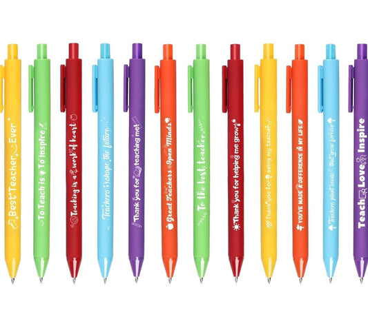 Teacher Appreciation Pen Set - 12pc