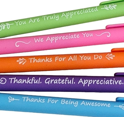 'Thank You' Pens - 5pc Set