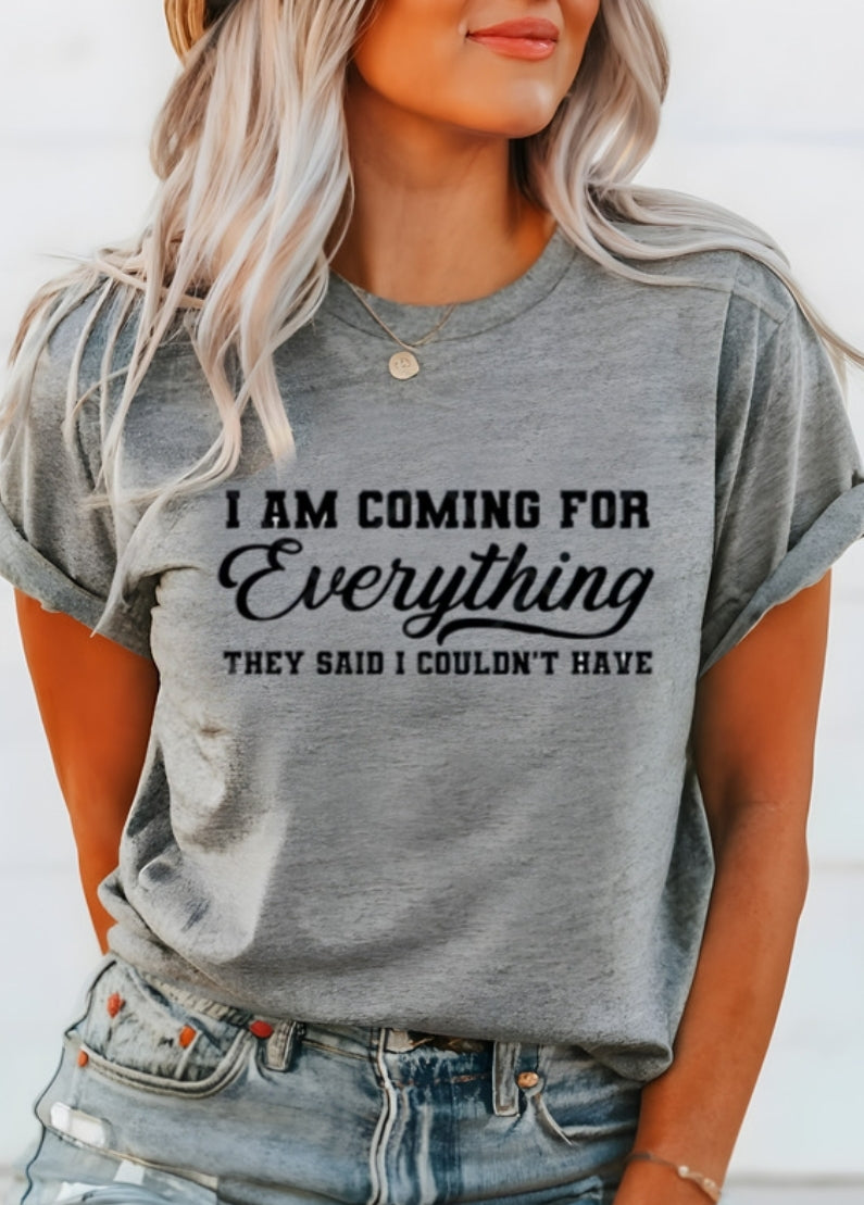 EVERYTHING Athletic Heather Gray Unisex Tshirt