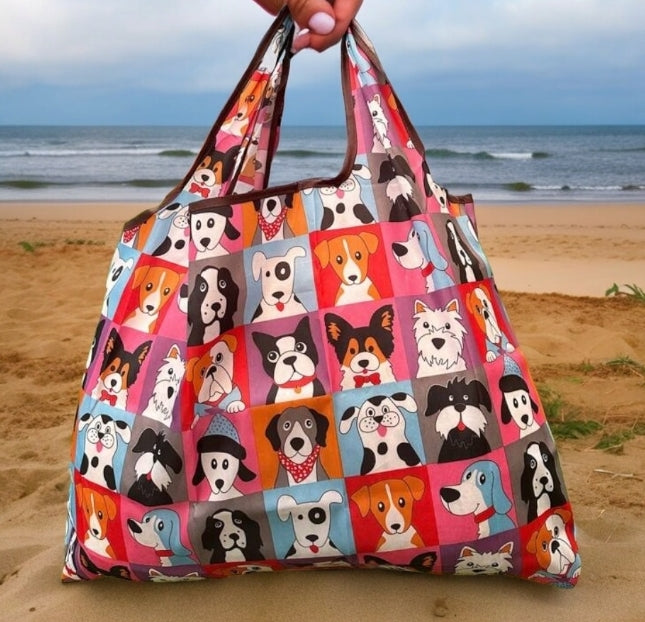 Dog Pattern Reusable Bag