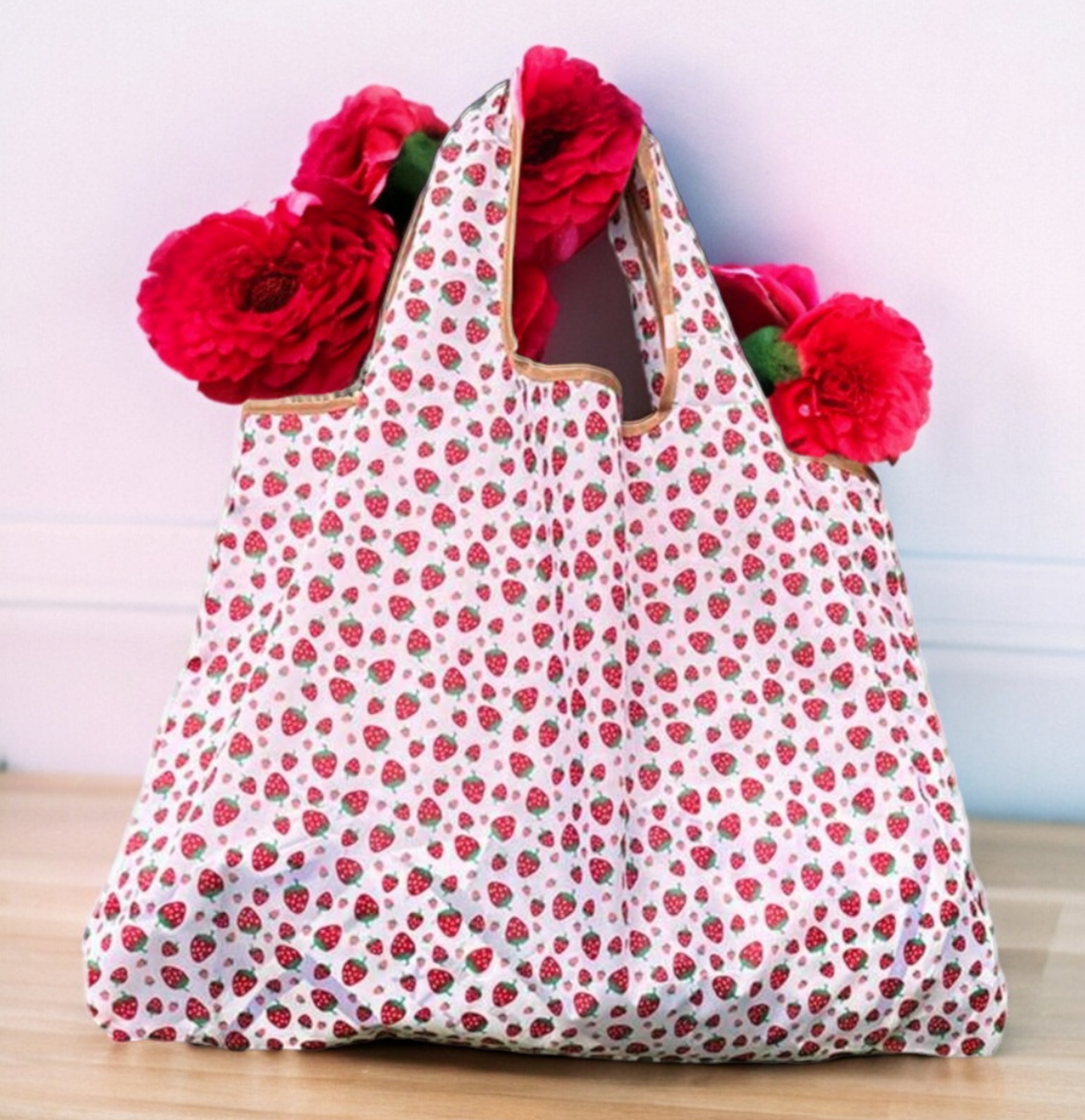 Strawberry 🍓 Print Reusable Bag