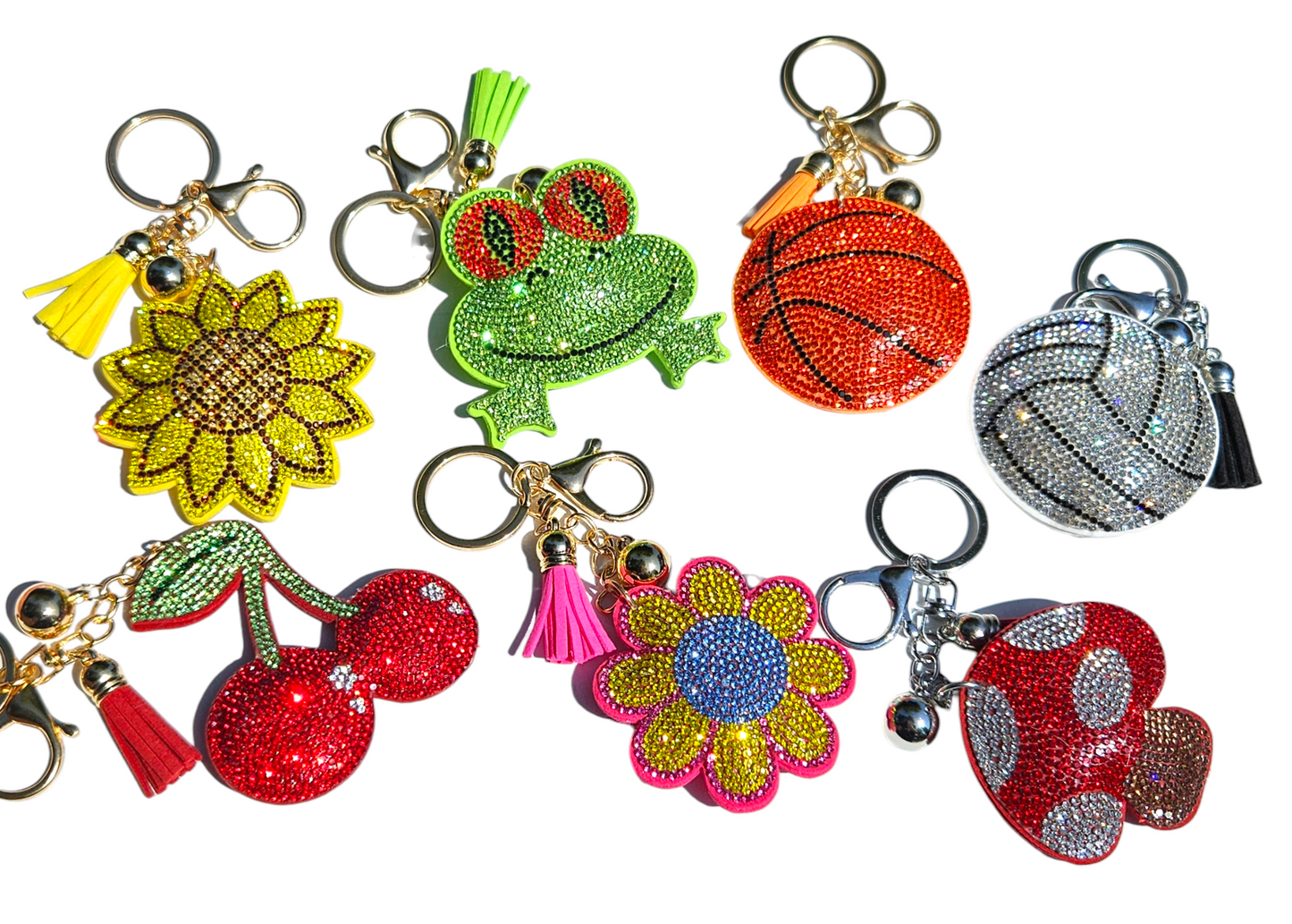 Bling Rhinestone Keychains