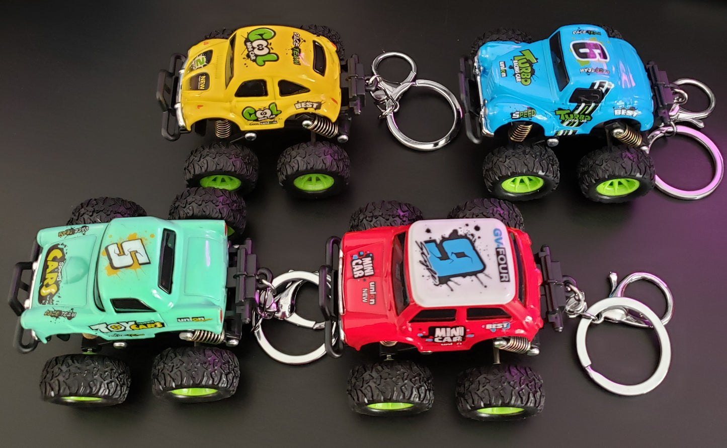 Mini Offroad Car Kids Safety Keychain