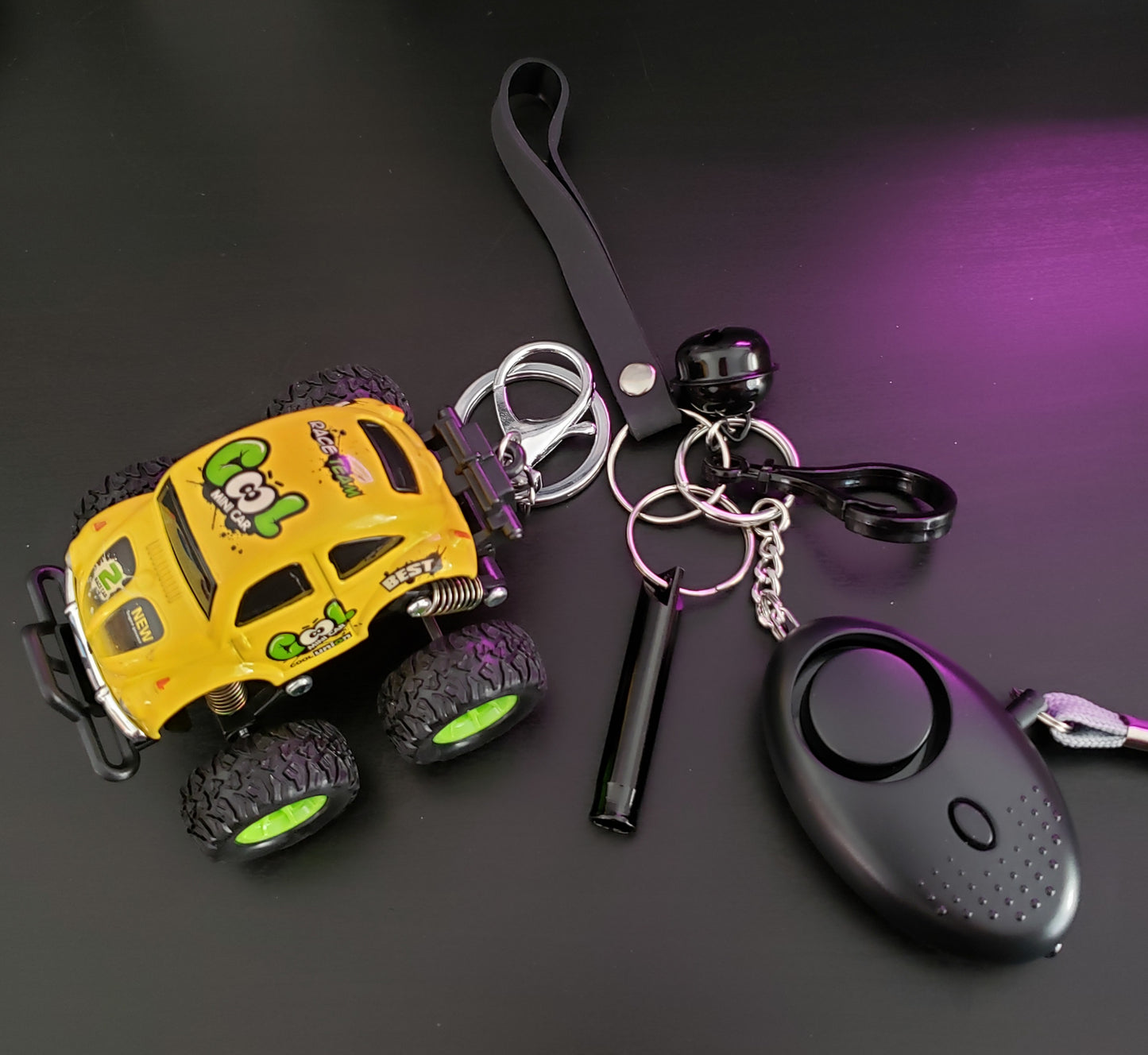 Mini Offroad Car Kids Safety Keychain