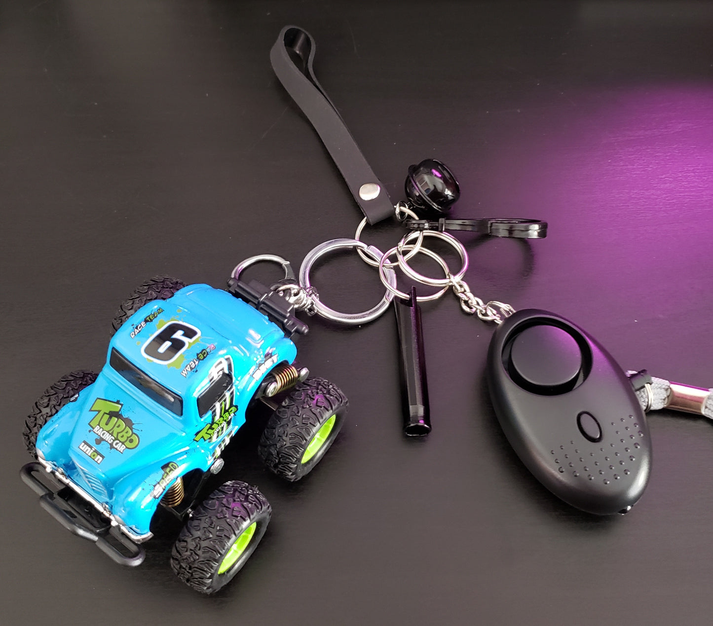 Mini Offroad Car Kids Safety Keychain