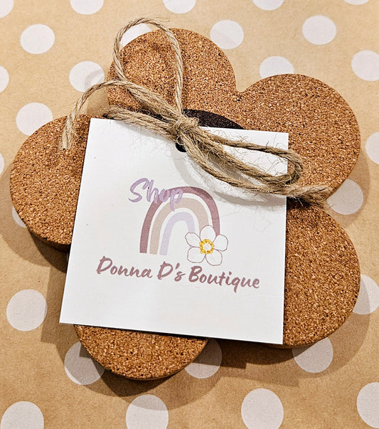 Daisy Flower Cork Coaster