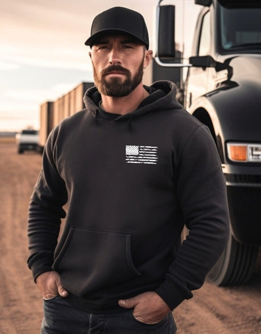 BLUE COLLAR LIVING Black Unisex Hoodie