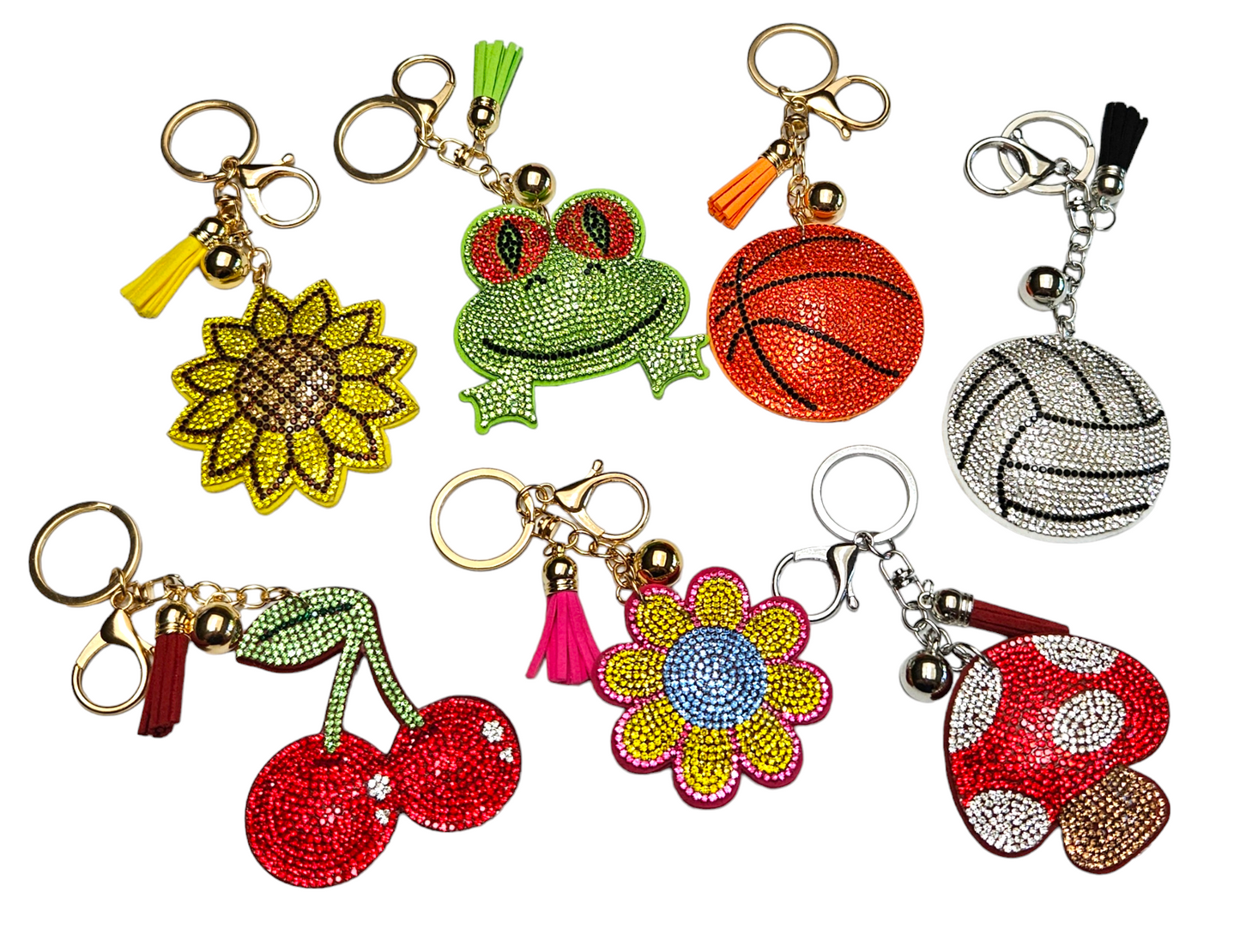 Bling Rhinestone Keychains