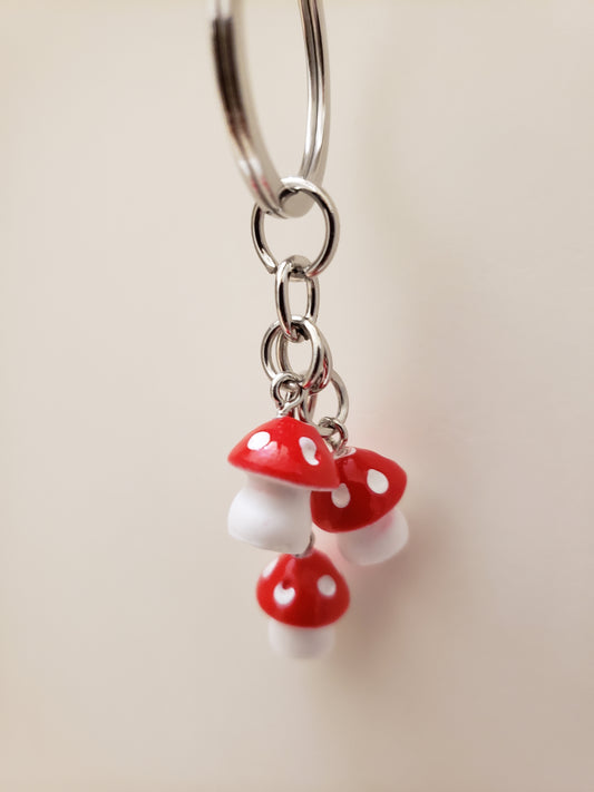 Red Mushroom Keychain