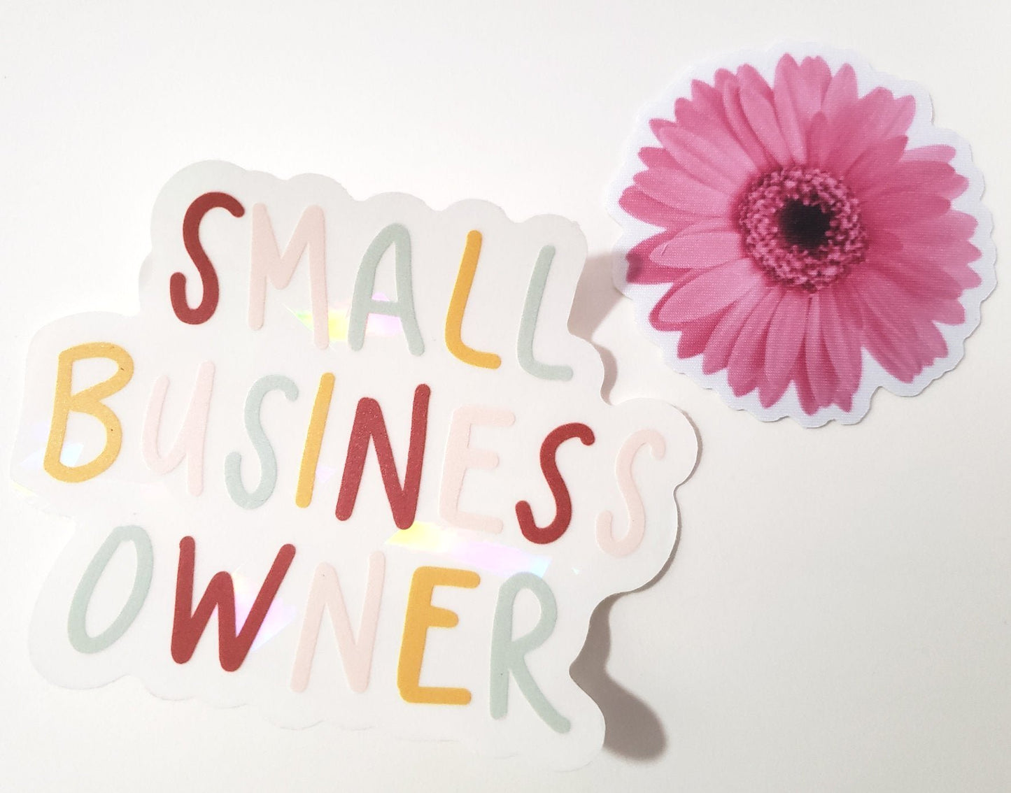 Small Business Owner Sun Catcher Rainbow Window Decal