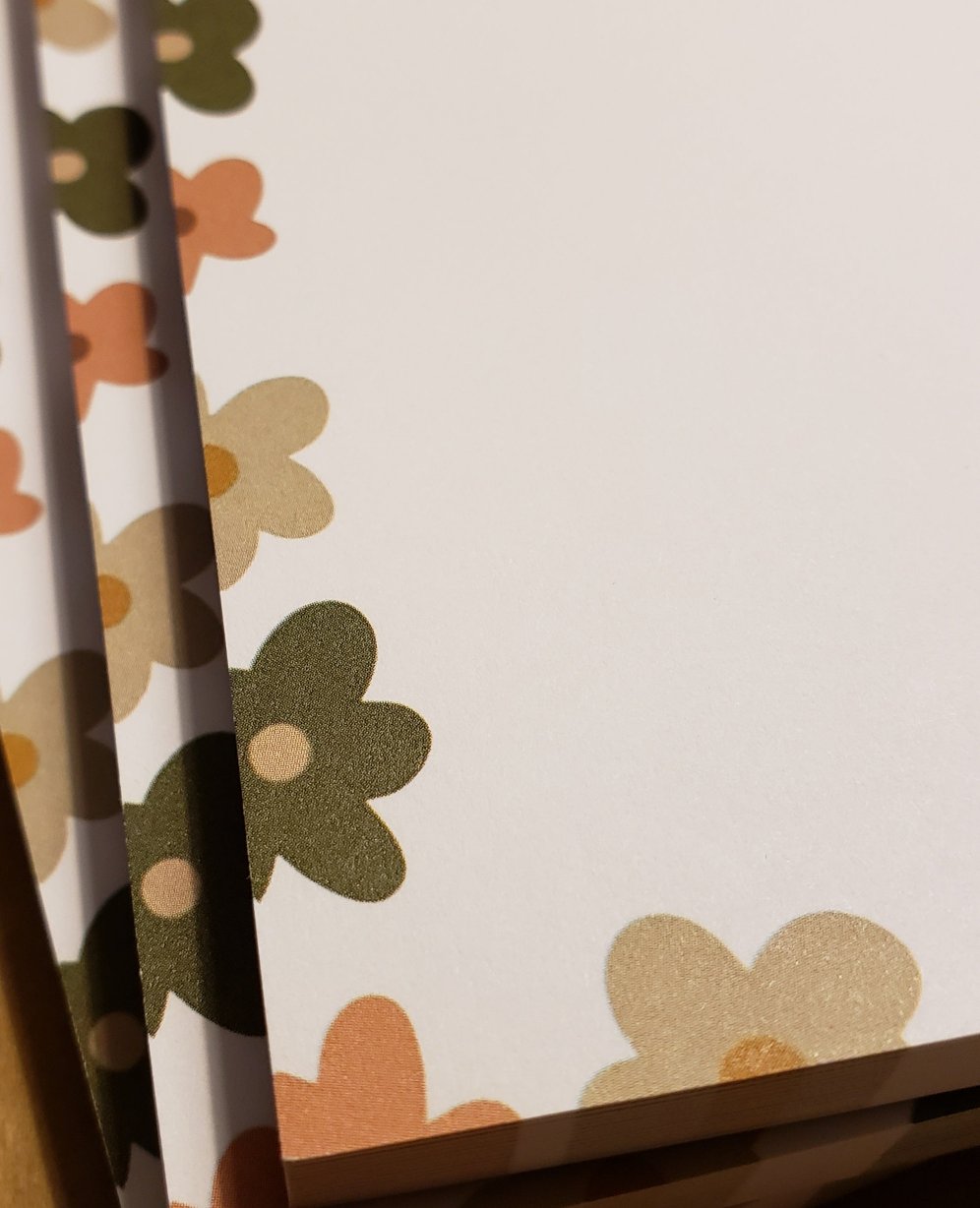 4"x6" Boho Floral Signature Notepads