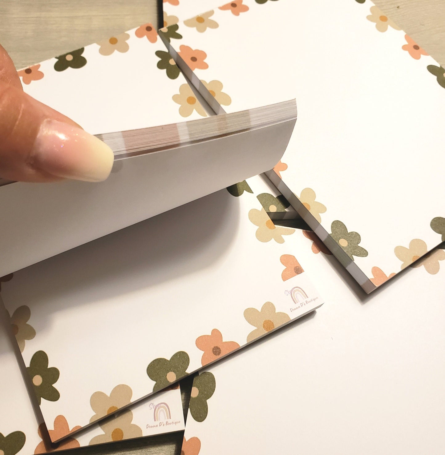 4"x6" Boho Floral Signature Notepads
