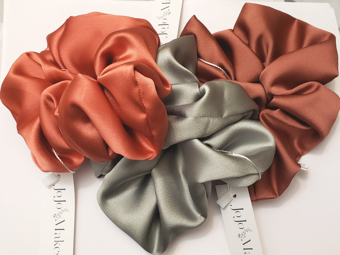 Silky Sage Gentle Jumbo Scrunchie