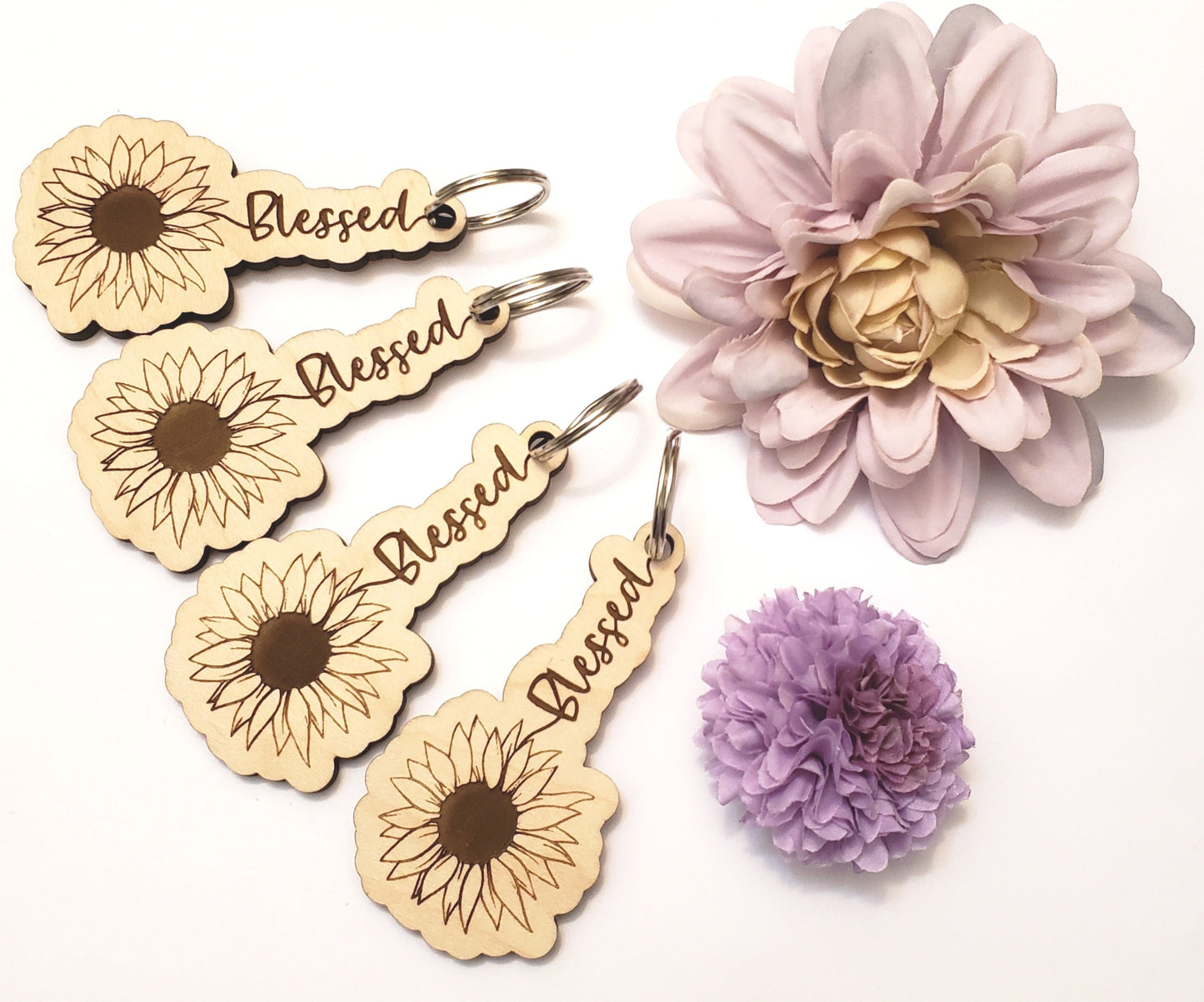 Sunflower Keychain