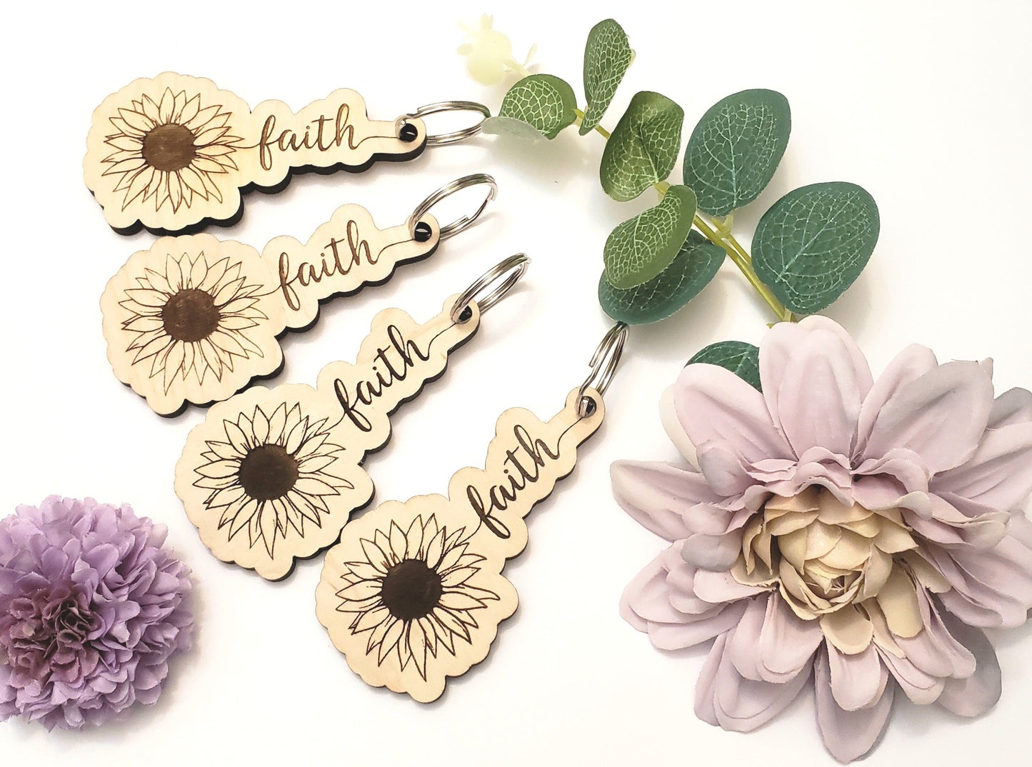 Sunflower Keychain