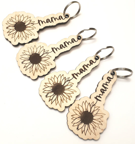 Sunflower Keychain