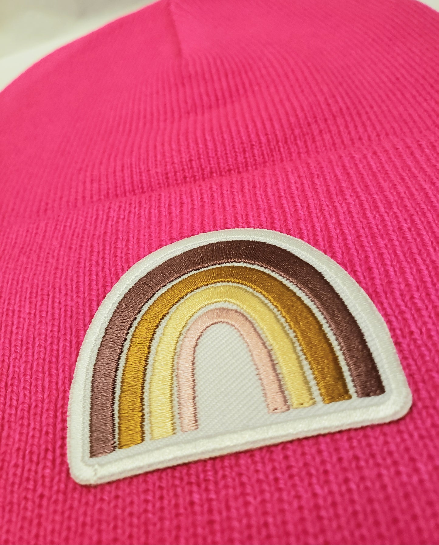 Boho Rainbow Beanies