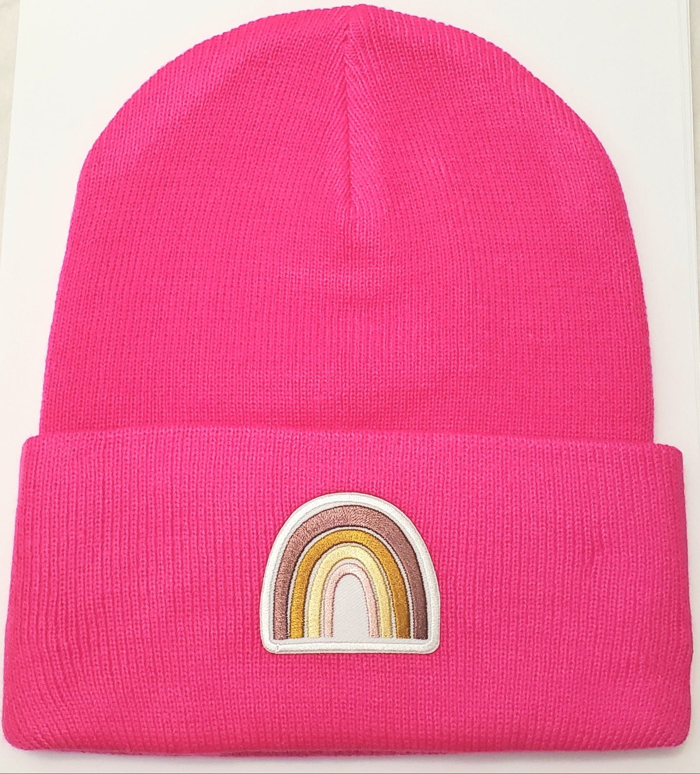 Boho Rainbow Beanies
