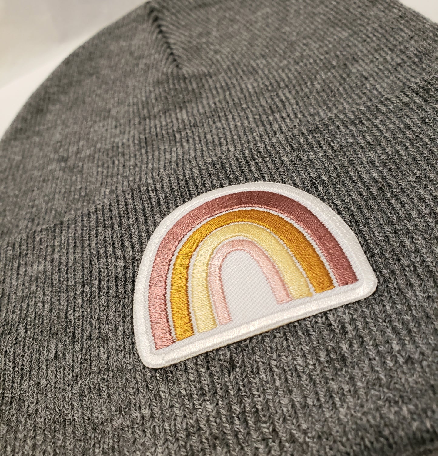 Boho Rainbow Beanies