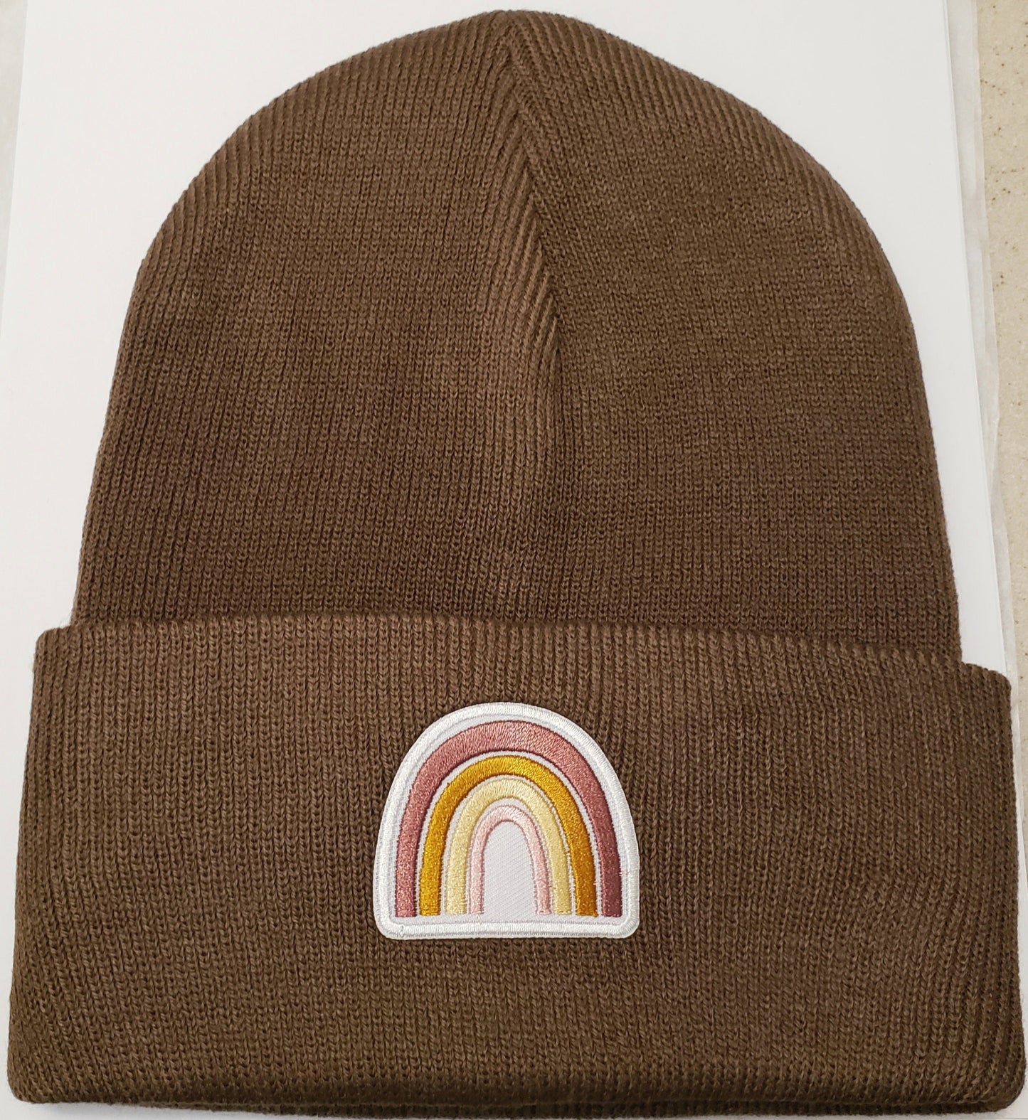 Boho Rainbow Beanies