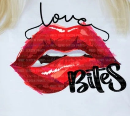 Love Bites White Unisex Hoodie