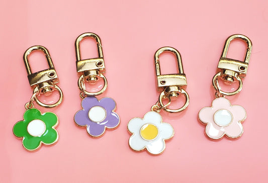 Flower Bag Charm