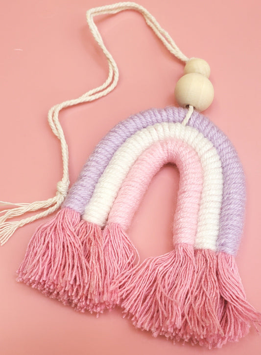 Woven Rainbow Wall Hanging