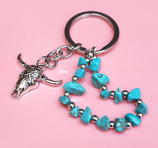 Cattle Charm Keychain
