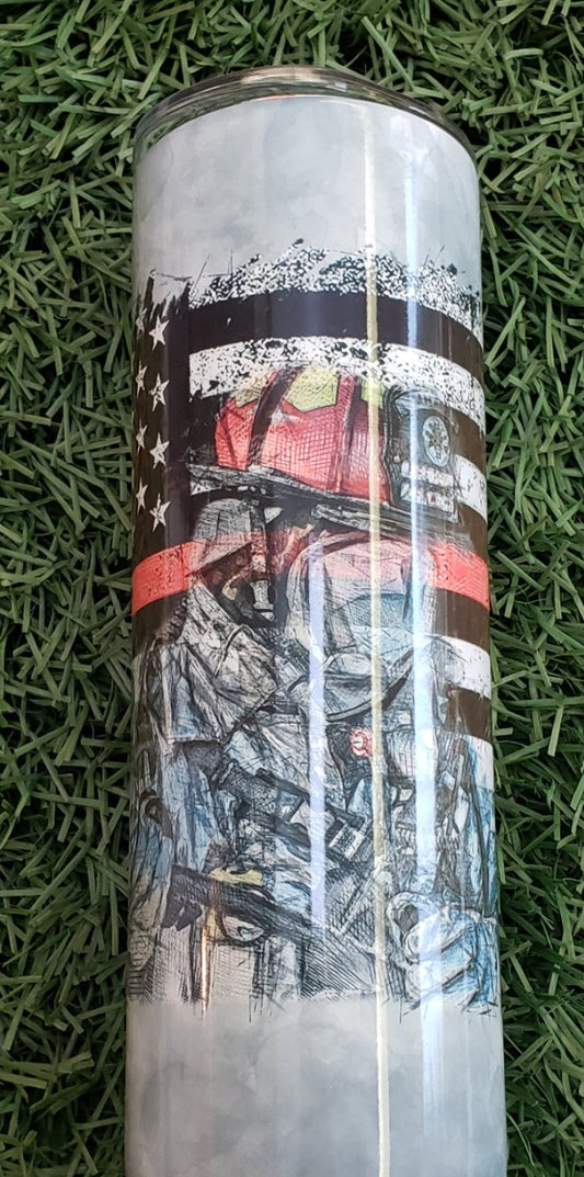 Firefighter Tumbler