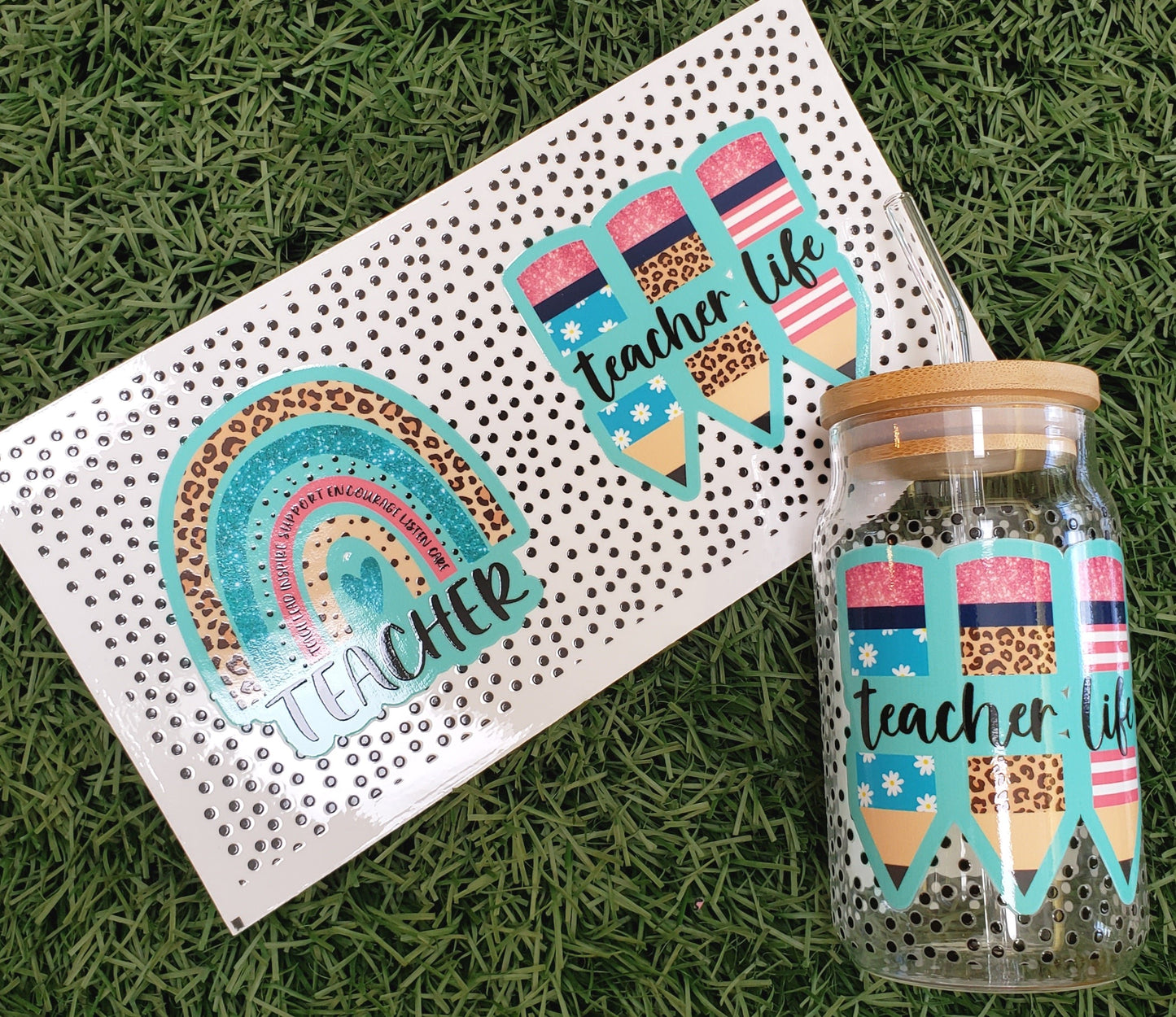 Teacher Life - 16oz. Glass Cup
