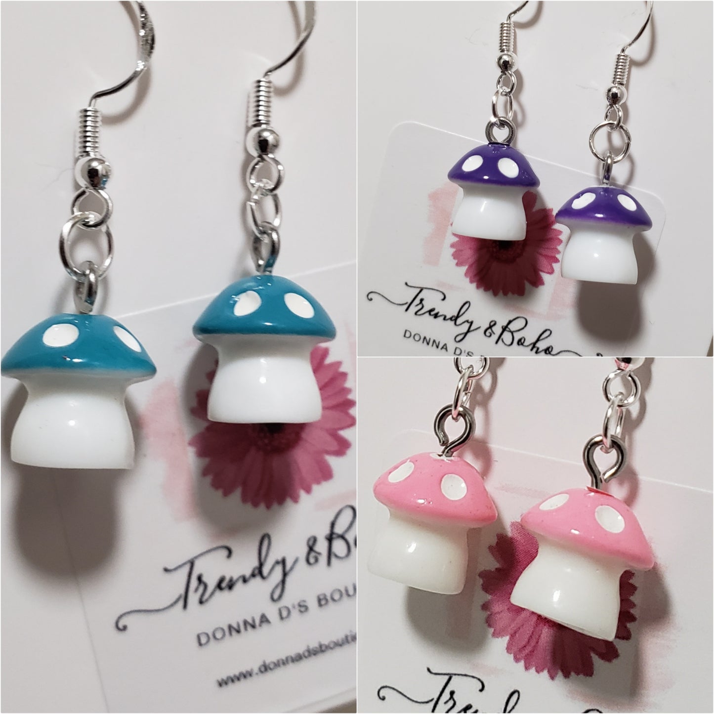 Mushroom Earrings