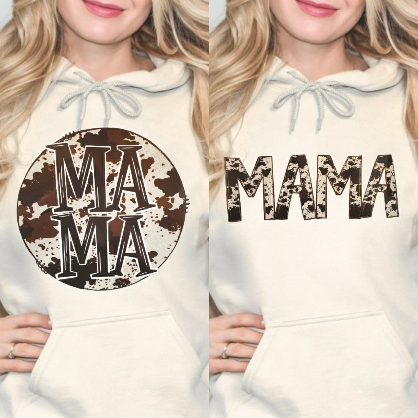 MAMA Cowhide Sand Hoodie