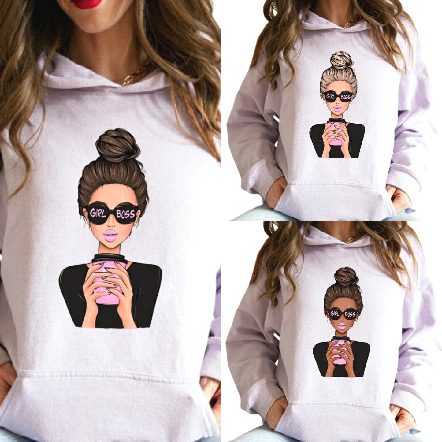 Girl Boss Orchid Hoodie