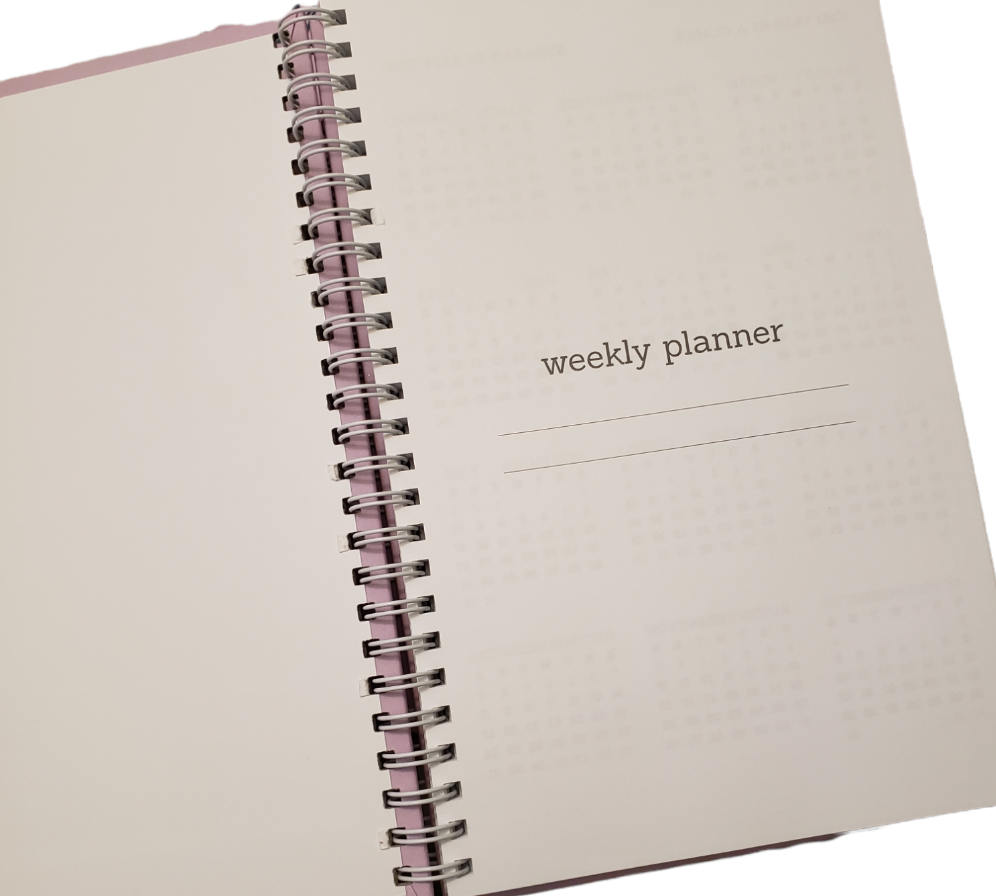 Manifest That Shit... Hard Cover, White Spiral Planner