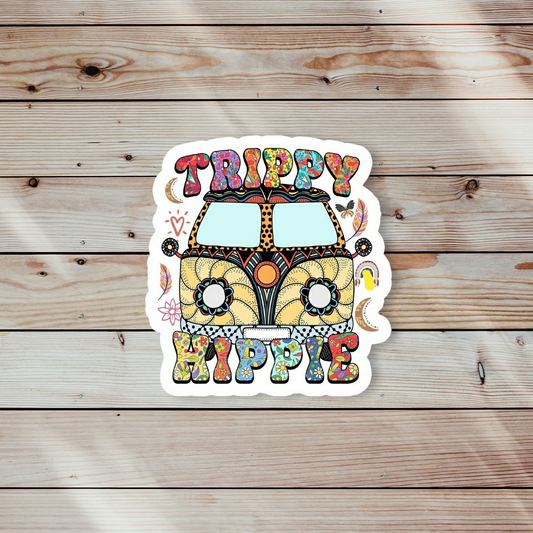 Trippy Hippie Sticker