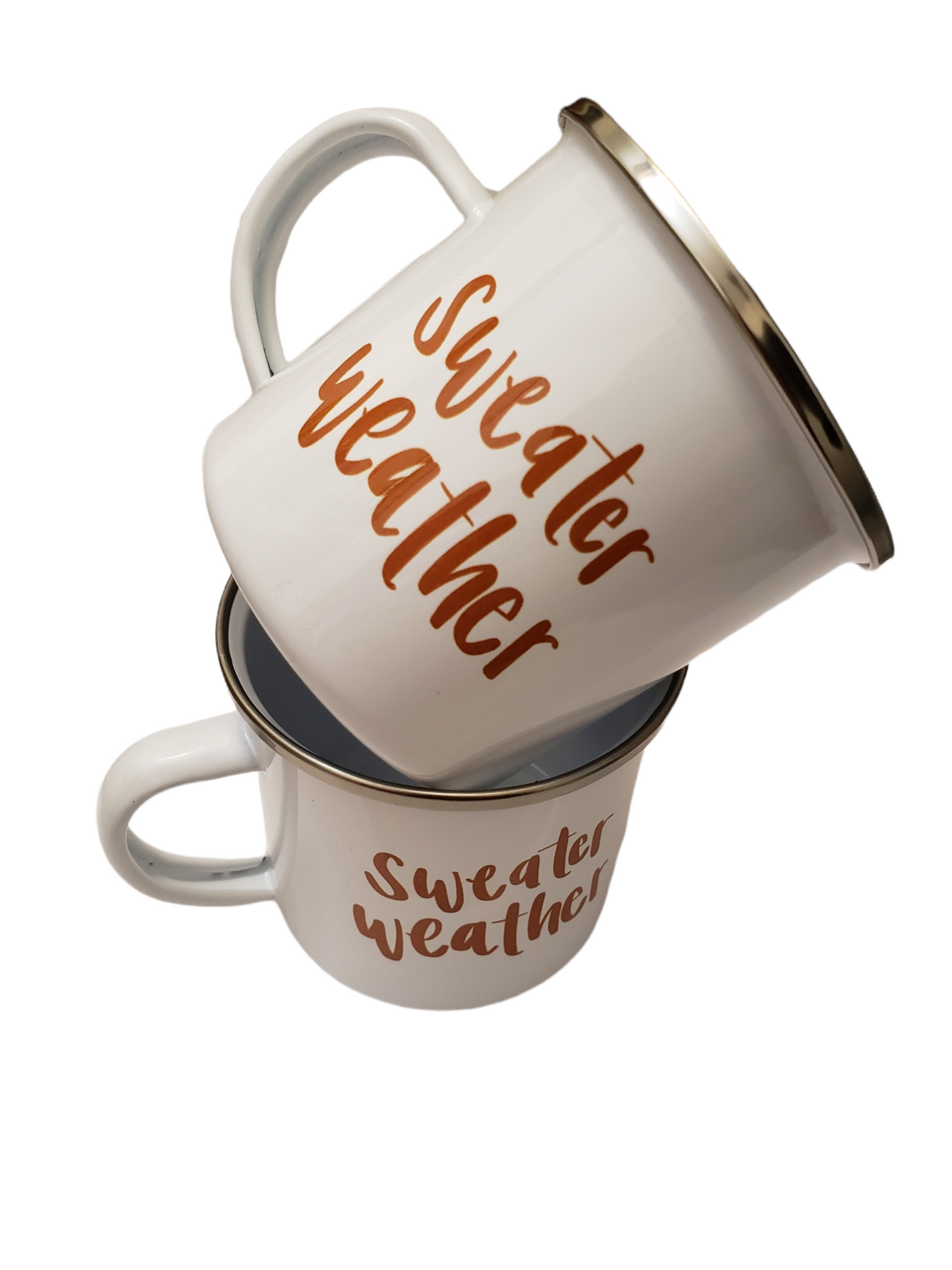 Sweater Weather Metal Camp Mug